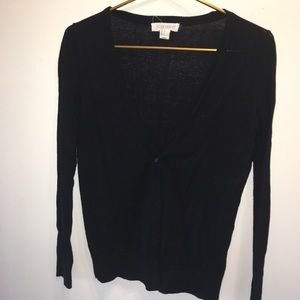 Black cardigan